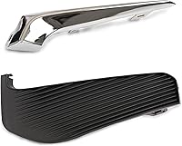 Vista 1 de BXZ Luz antiniebla delantera Bisel Parachoques Inserción Exterior Rejilla Cromo Trim LH Izquierda Driver Para Chevy Malibu 2016 2017 2018