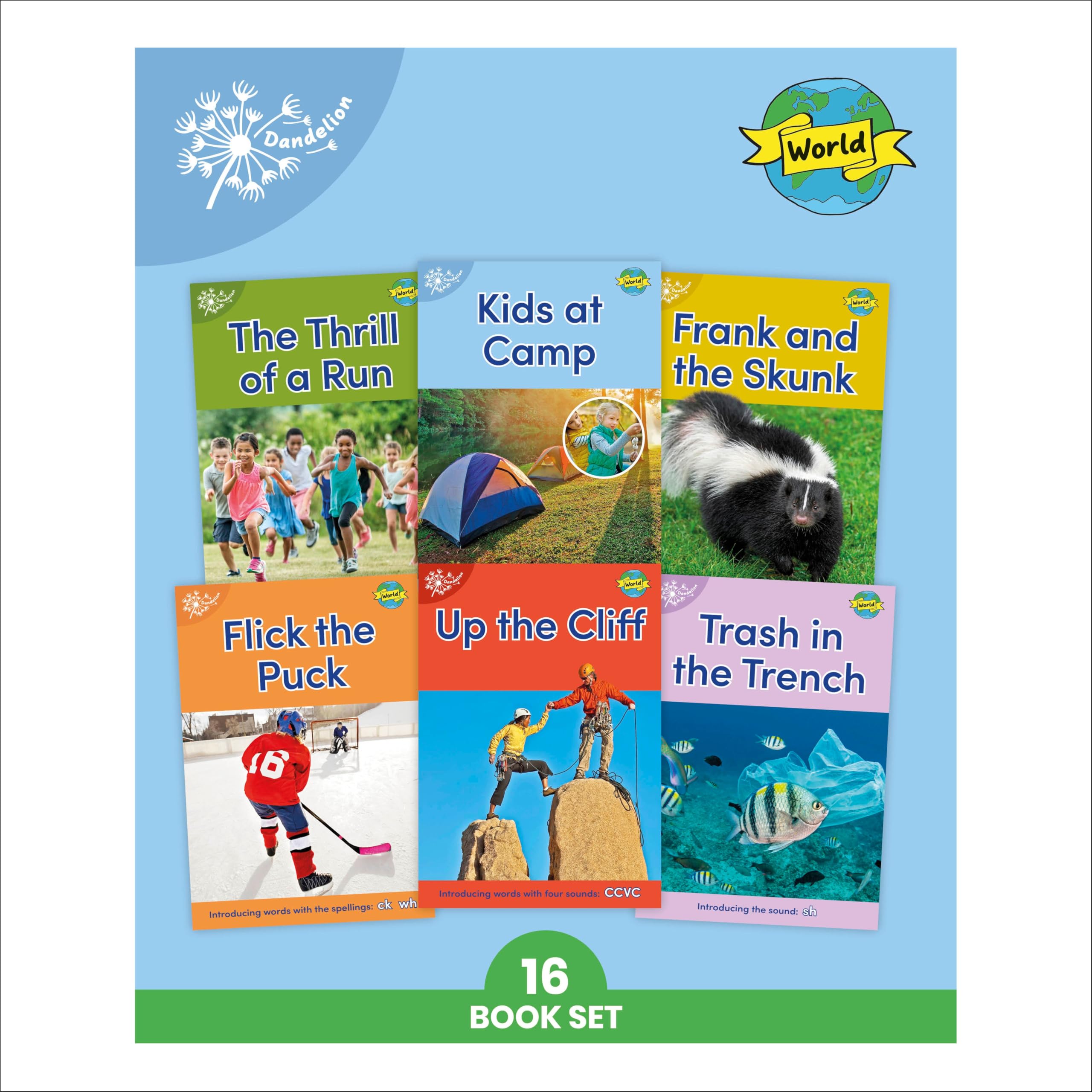Phonic Books Dandelion World Stages 8-15 (Words with Four Sounds CVCC) (Phonic Books Beginner Decodable)