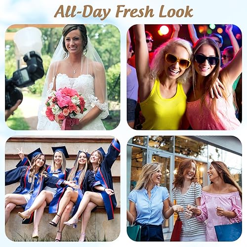 Miniatura 5 de Spray fijador para maquillaje de larga duración para hasta 36 horas de uso, vitamina C, ultrafina, rocío facial hidratante y calmante Spray de