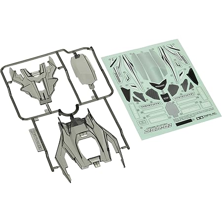 タミヤ ミニ四駆特別企画商品 DCR-01 (デクロスー01) ボディパーツセット (クリヤーブラック) 95408