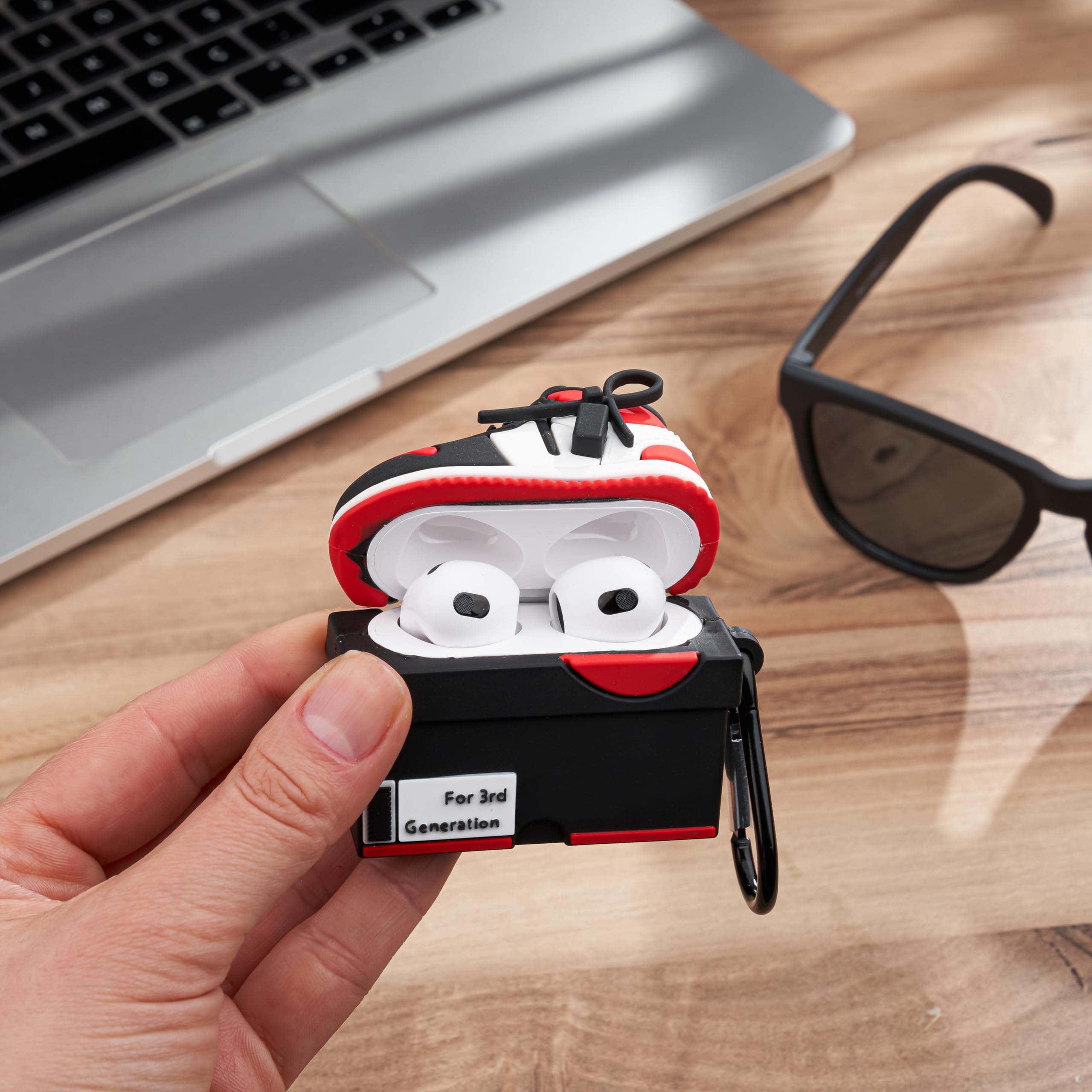 airpods3(美品) Amazon.com: Awesometik AirPods 3rd Generation Shoes Case Cover