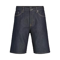 JACK & JONES Jjialex Jjoriginal Am 300 SN Shorts, Blue Denim