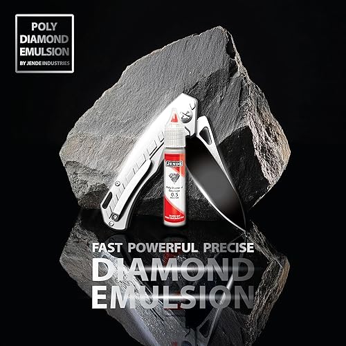 Miniatura 2 de Jende Cuchillo de diamante polivinílico de 0,5 micrones emulsión abrasiva de diamante 0.2 fl oz-emulsión abrasiva