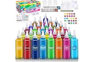 Colorful Tie Dye Kit for Kids and Adults