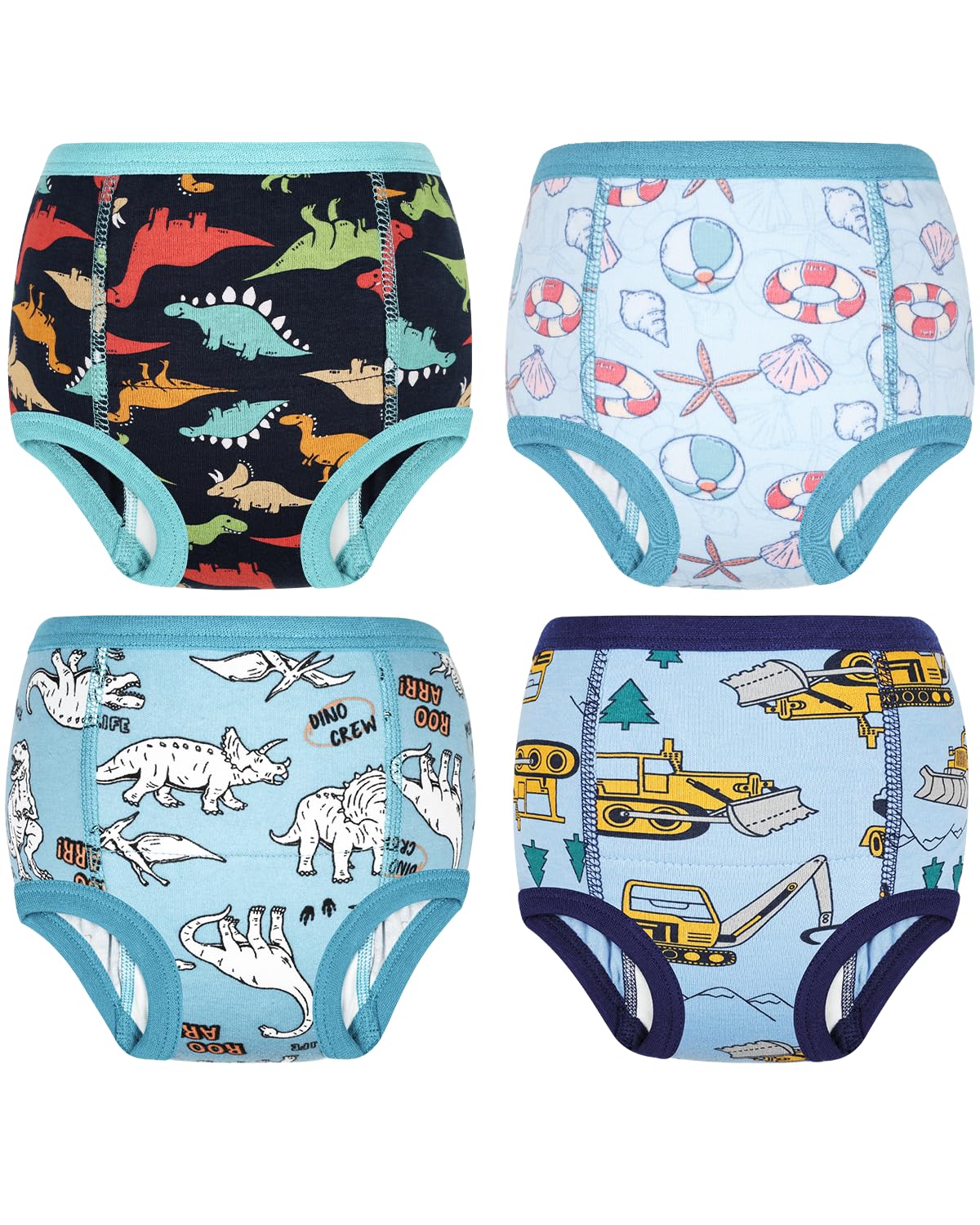 MOEMOE BABY Bragas Aprendizaje Limpieza Niño,4 Paquetes