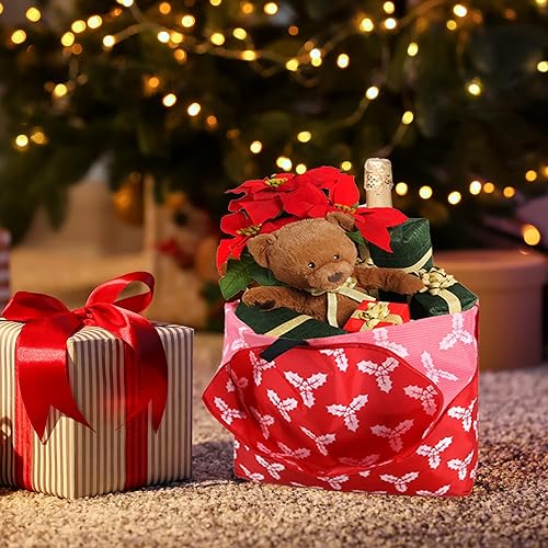 Vista 226 de BeeGreen Bolsa de viaje plegable reutilizable para regalo, bolsas de comestibles reutilizables, grandes regalos de vacaciones, bolsa de tela