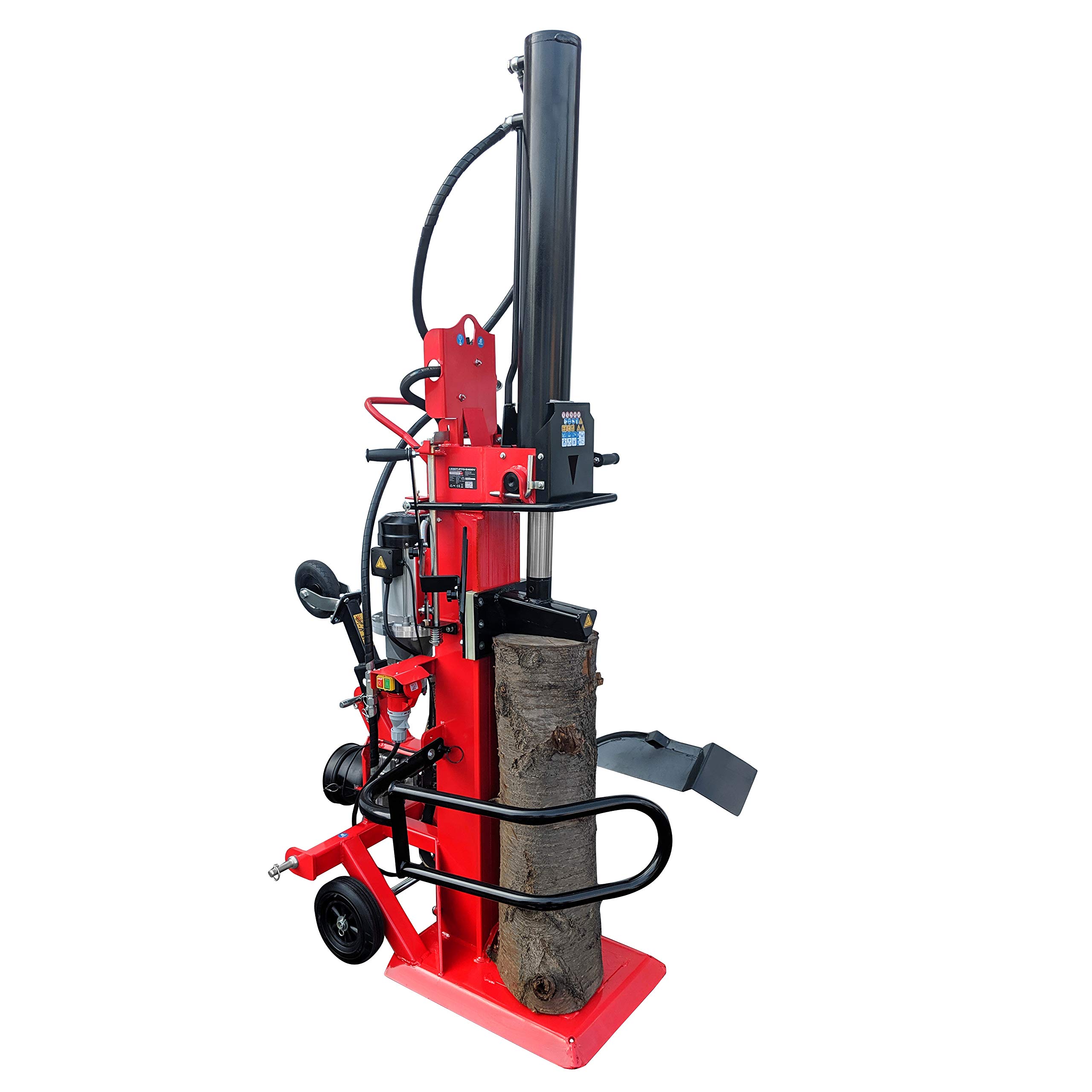 CROSSFER LS22T-PTO + E400V / 22 tonnellate di spaccatura / 110cm lunghezza spaccatura / azionamento a tre punti + motore elettrico 5,1kW 400V / funzionamento a 2 mani