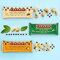 Vista 13 de Larabar - Masa de galletas con chispas de chocolate, barras de frutas y nueces sin gluten, 12