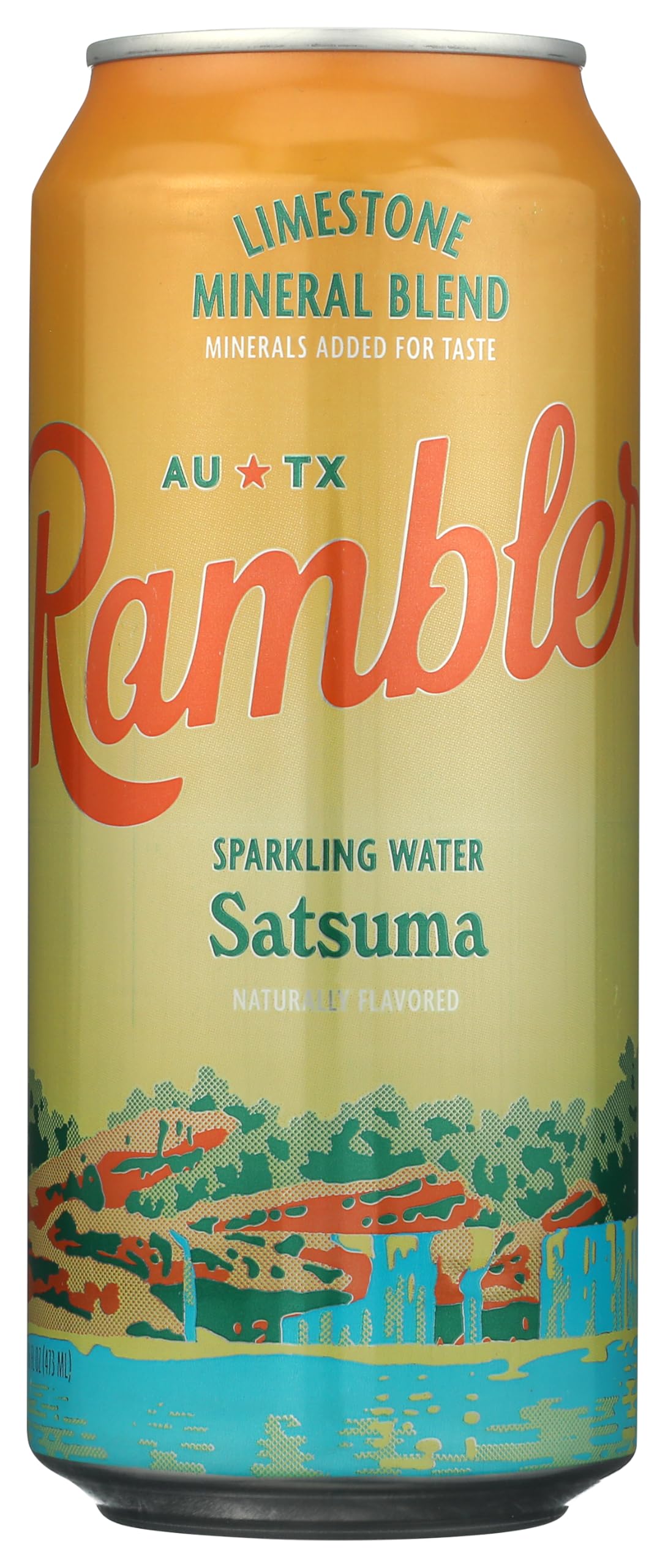 AUTX RAMBLER Sparkling Water, Texas Limestone Mineral Blend