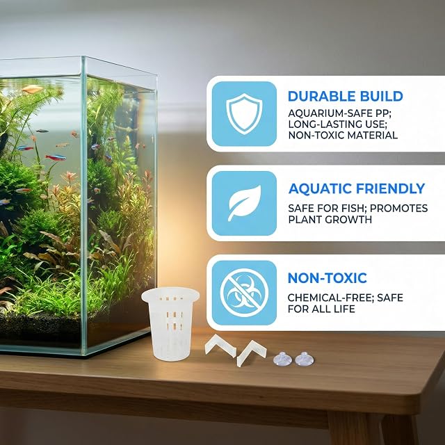 Foto 3 de 8 de EAAGHK 45PCS Kits de Soportes para Plantas de Acuario
