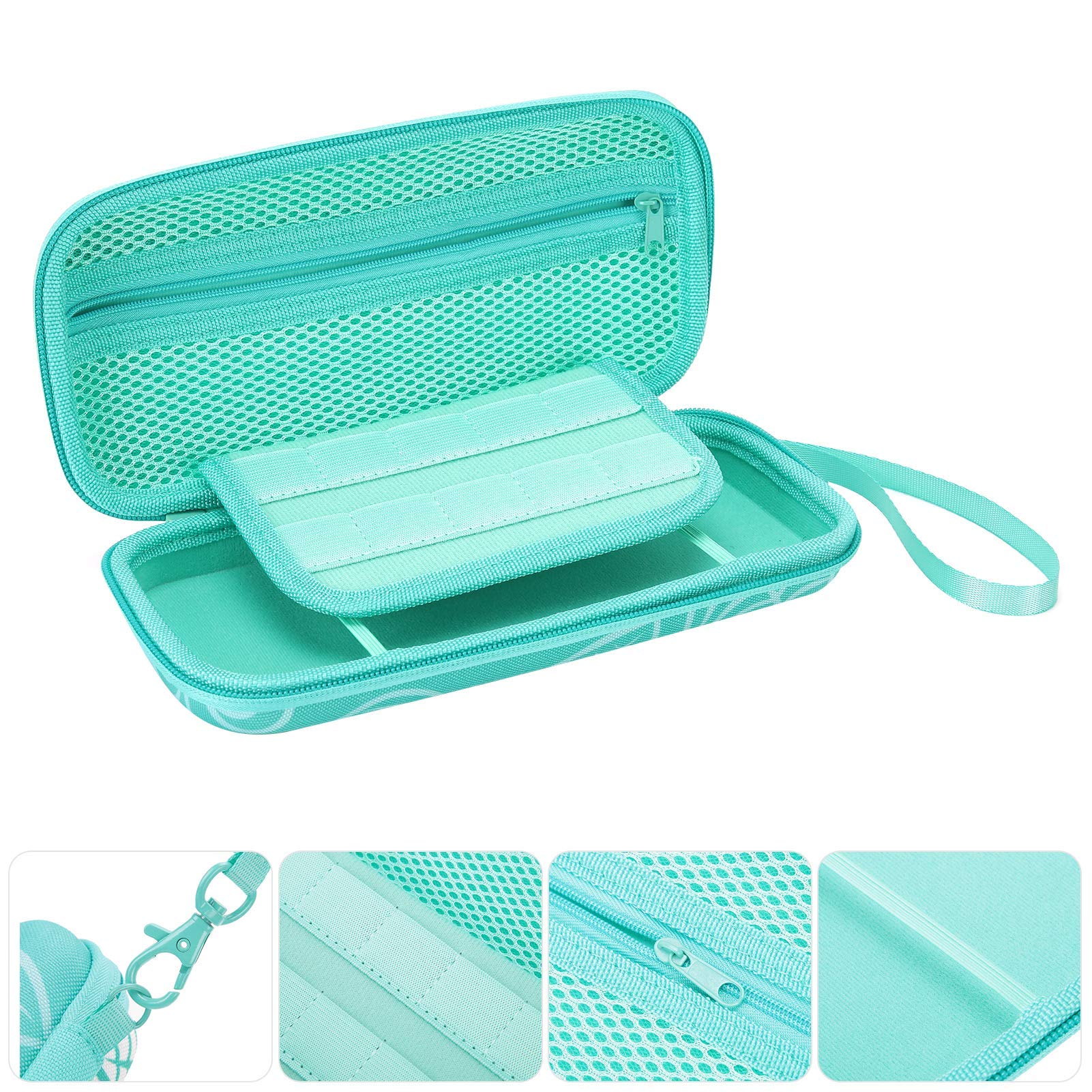 Ejoyous Custodia per il Trasporto per Animal Crossing, Accessori Lite per Custodia per Borsa Lite Protezioni per Schermo in Vetro Temperato Console Portatile da