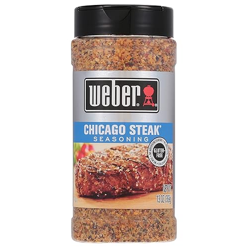 Weber Chicago Steak Seasoning, coctelera de 13 onzas