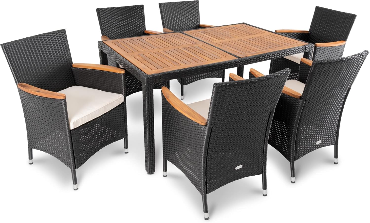 Di Volio Polyrattan Sitzgruppe Bologna - Gartenmöbel Set Mit Ecksofa