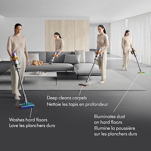 Miniatura 2 de Dyson V15s Detectar submarino, sin bolsa, amarilloníquel