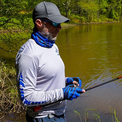 Miniatura 4 de KastKing Sol Armis - Guantes de protección solar UPF50+ Guantes para pesca, protección UV, guantes de protección solar para hombres y mujeres, para