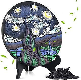 KOCACKOO Art Charcoal Air Purifier, Activated Charcoal Decoration/Deodorizer/Moisture Absorber/Odor Absorber - Beautify Home Space and Reduce Odor, Better than Bamboo Charcoal Air Purifying Bags (Starry Sky)