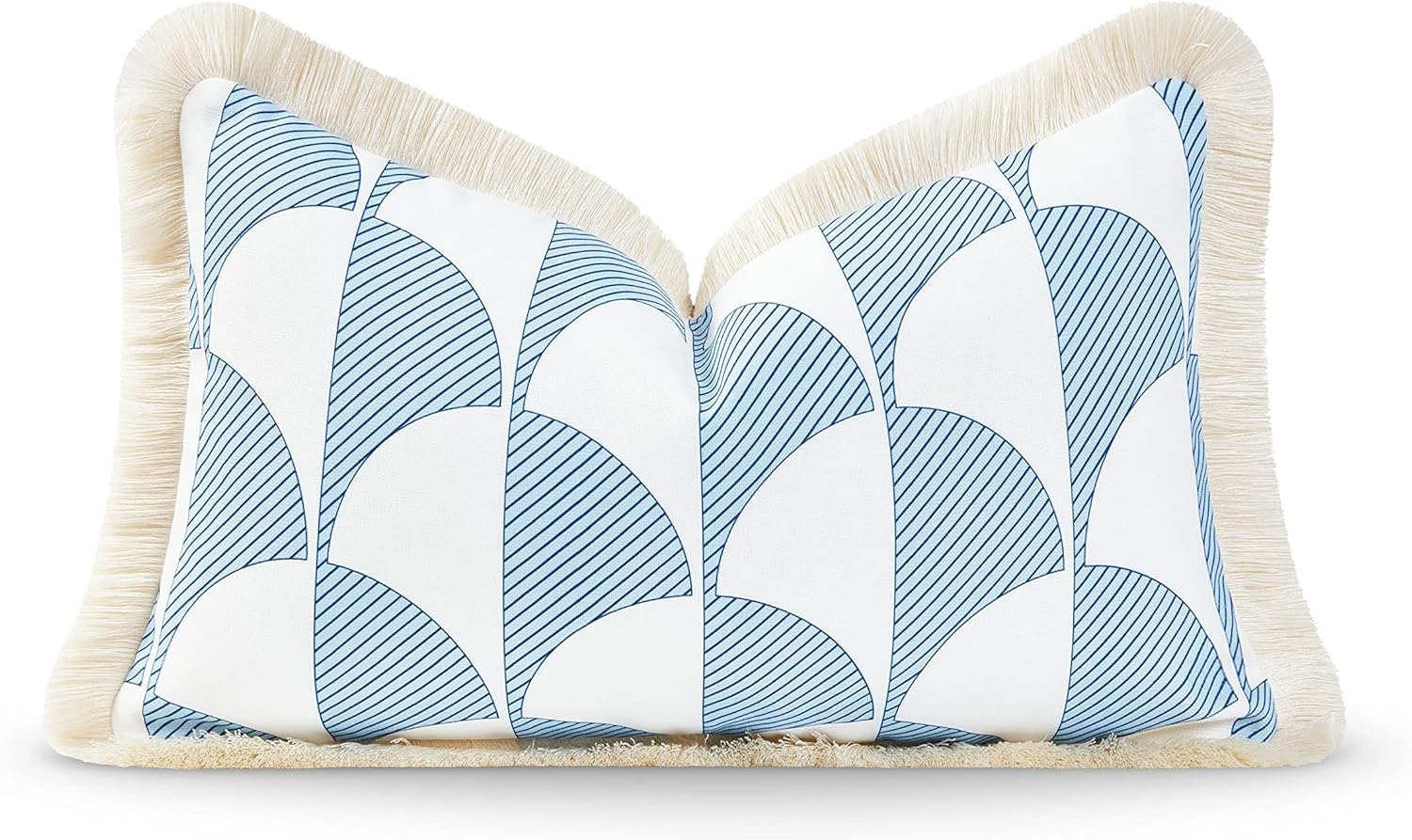 Hofdeco Coastal Lumbar Pillow Cover, 12"x20"