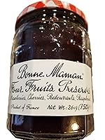 Vista 1 de Bonne Maman Cuatro conservas de frutas, tarro de 26 oz