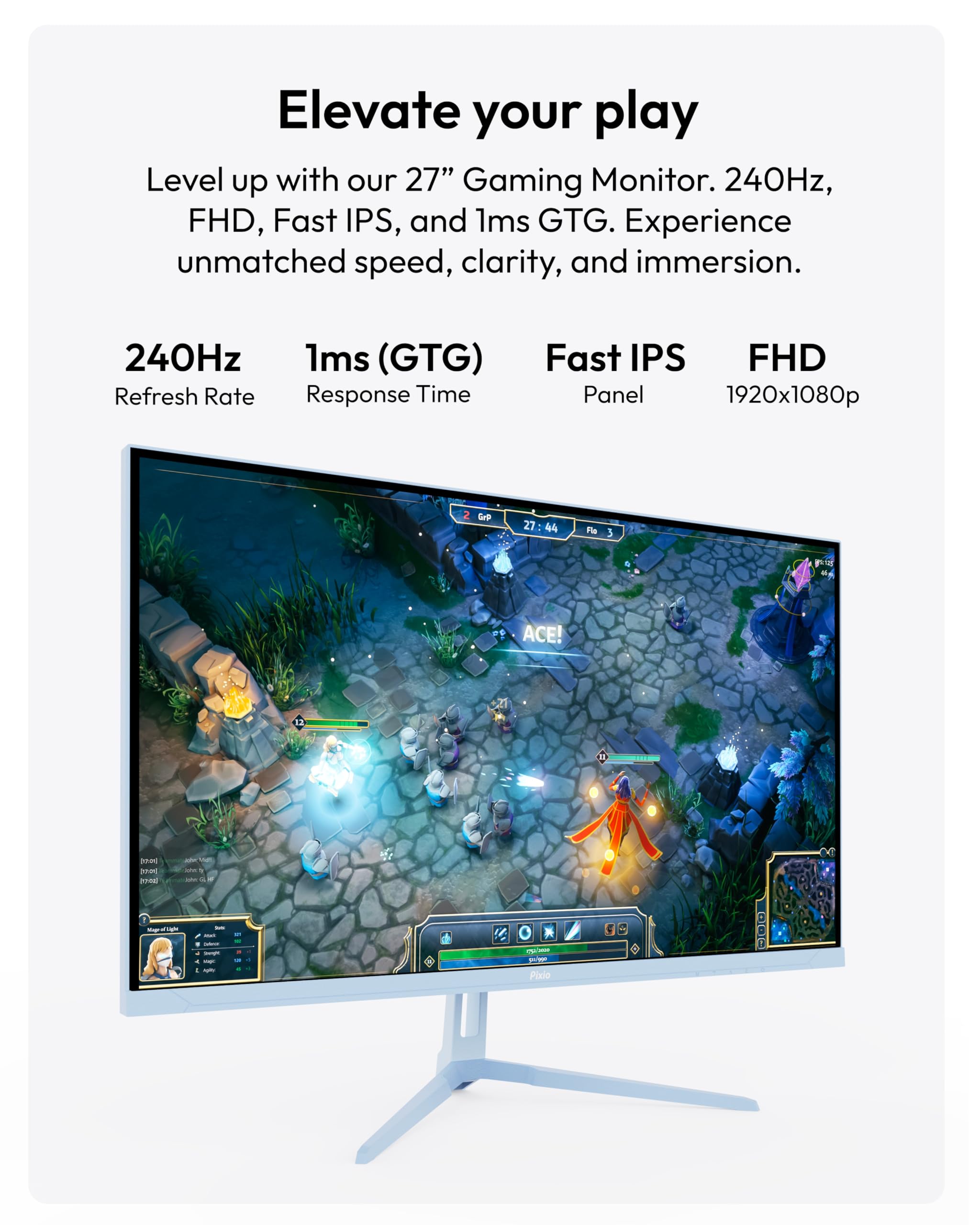 【PX279P】Pixio PX279 Prime PX279 Prime Neo - Certified Refurbished – Pixio