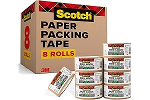 Scotch Box Lock Paper Packing Tape: The Ideal Kraft Paper Tape Solution for Seamless Sealing