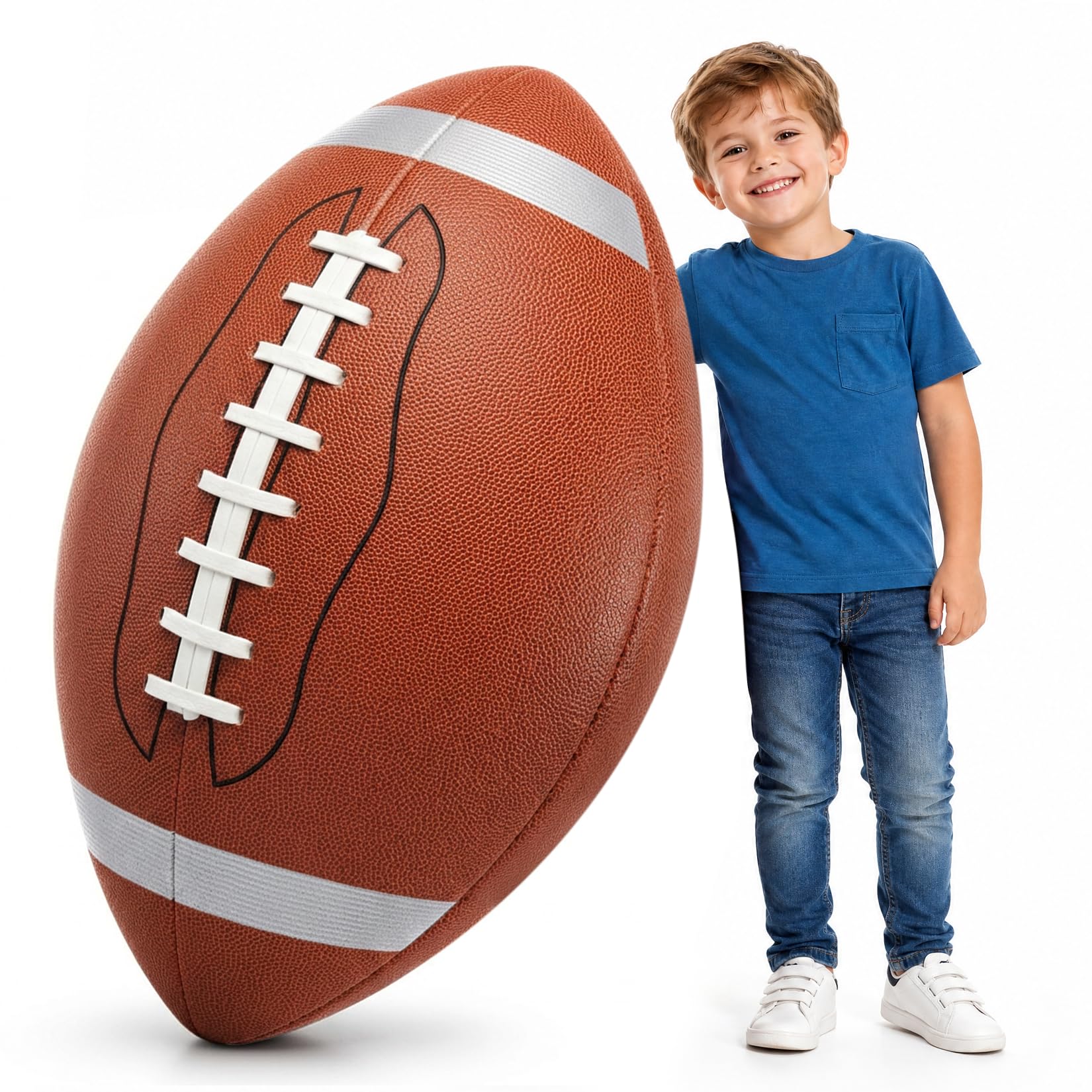 Palloni da calcio giganti da 91,4 cm, per decorazioni per feste, giochi all'aperto, negozi, centri commerciali, decorazioni per compleanni, oggetti di scena gonfiabili per eventi e feste, realizzati