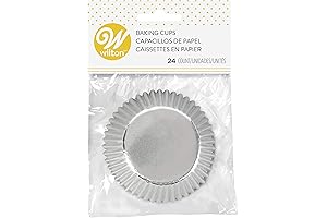 Wilton Silver Foil Cupcake Liners