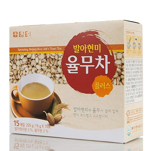 Miniatura 3 de Damtuh Té de Adlay de arroz integral de brote coreano 0.53 oz x 15 palitos