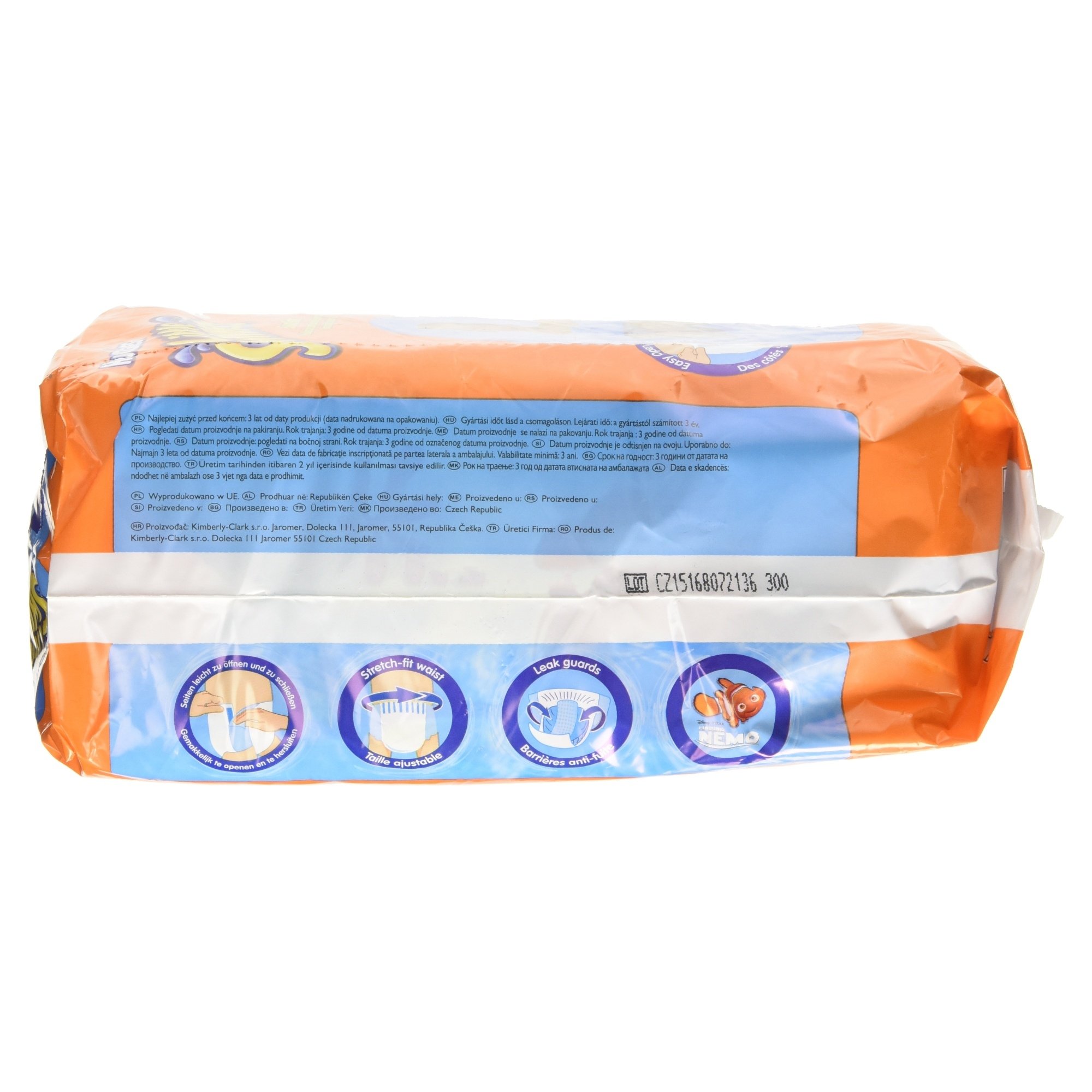 Huggies Little Swimmers L, talla 5-6 (12-18 kg), 8 paquetes de 11 [88 pañales] 88 pezzi