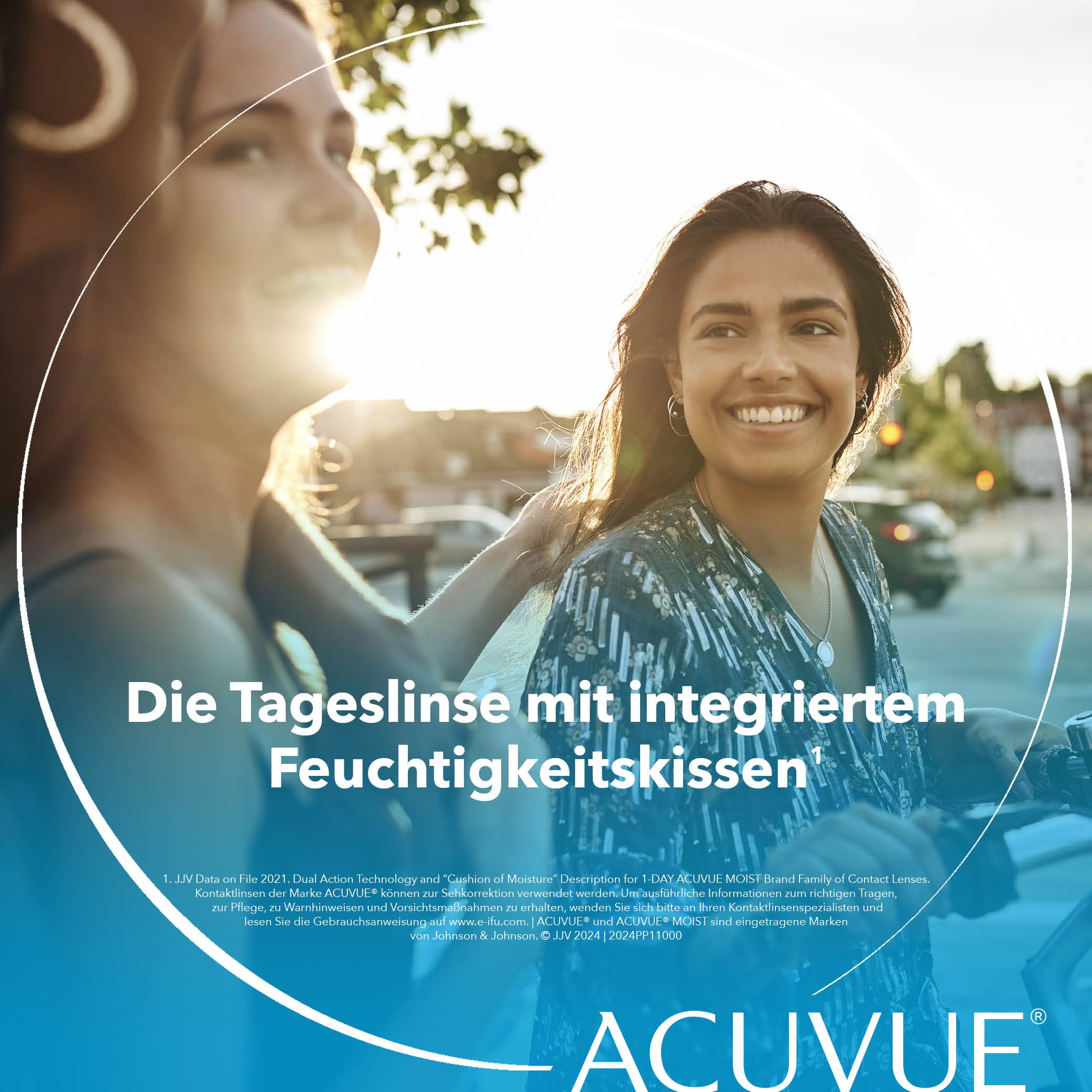ACUVUE MOIST 1-DAY Multifocal Tageskontaktlinsen spenden Feuchtigkeit – Tageskontaktlinsen mit -9.00 dpt, Add. Hoch und BC 8.4 – UV Schutz & Komfortables Tragegefühl – 90 Linsen