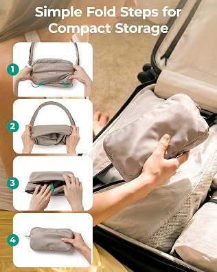 BAGSMART Mini Foldable Crossbody Bags for Women, Cute Travel Purses
