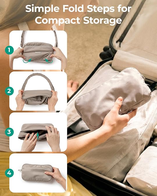 BAGSMART Mini Foldable Crossbody Bags for Women, Cute Travel Purses