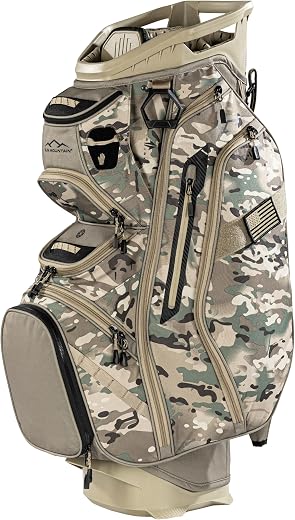C-130 2024 Cart Bag, Sand Camo - Sun Mountain Golf