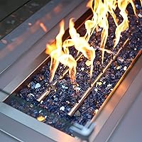 Vista 5 de Stanbroil - Cristal para fuego de chimenea, lugar para fogatas.