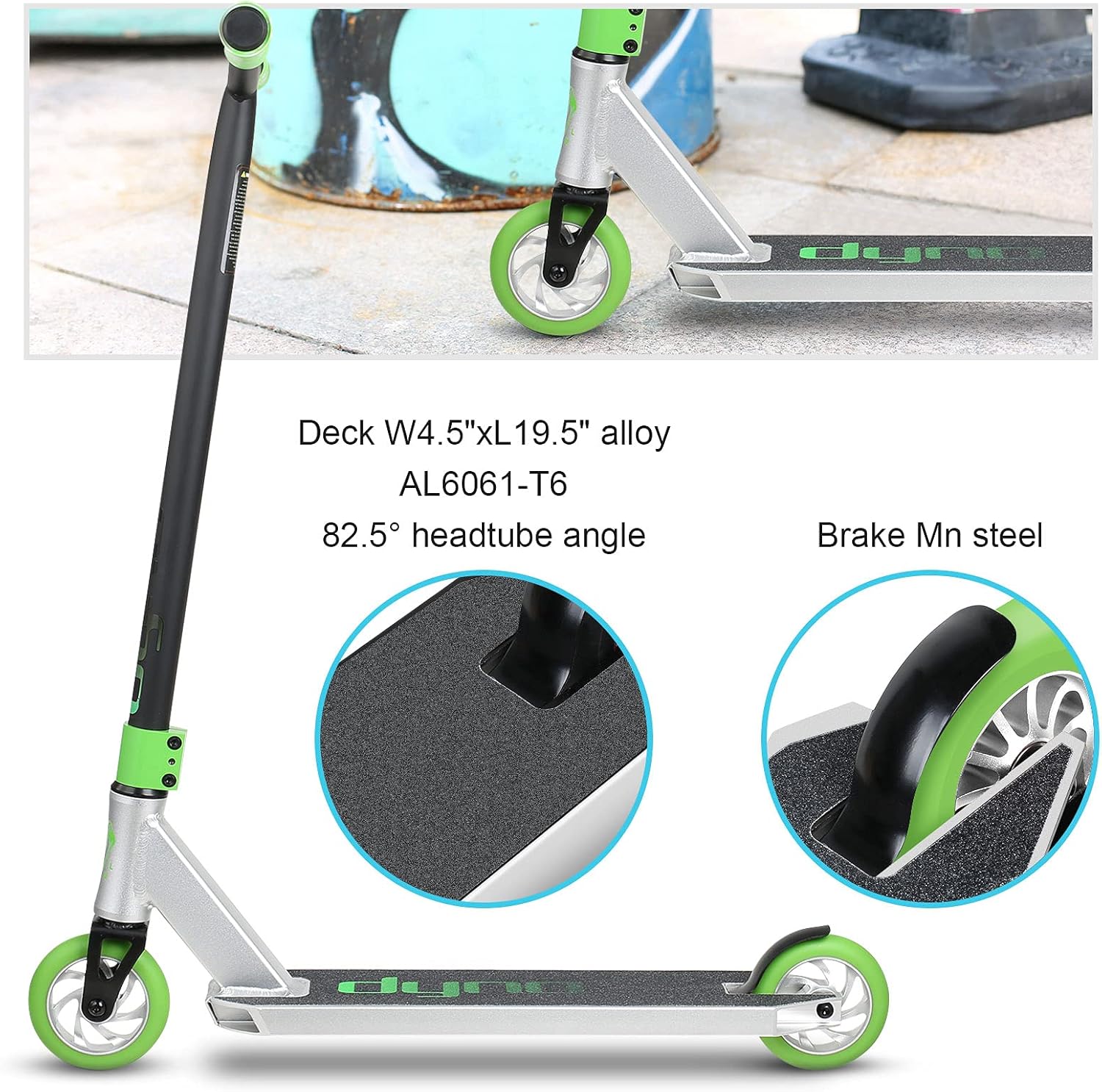 Vokul Dyno Pro Scooter for Kids Freestyle Trick Scooter Stunts for Beginners Kids Age 6-12