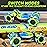 Dysaim Gesture RC Car Hand Controlled Stunt Car for 6-12 yr Boys Girls, 2.4GHz Remote Control Gesture Sensor Toy Drift Twist with Light Music for Kids Birthday Xmas Gift