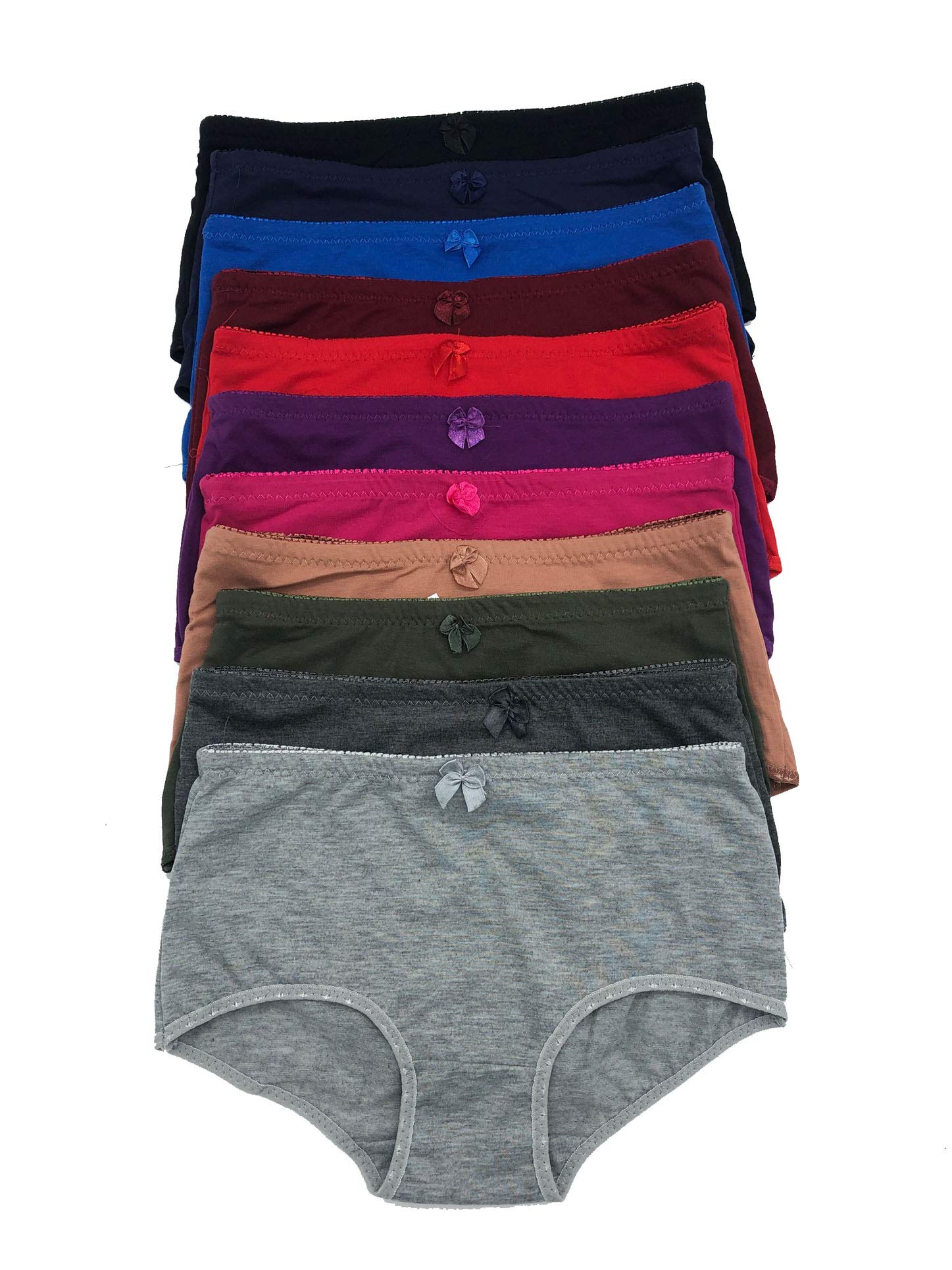 Iheyi6 pieces Underwear Basic Women Bikini Panty S-XL