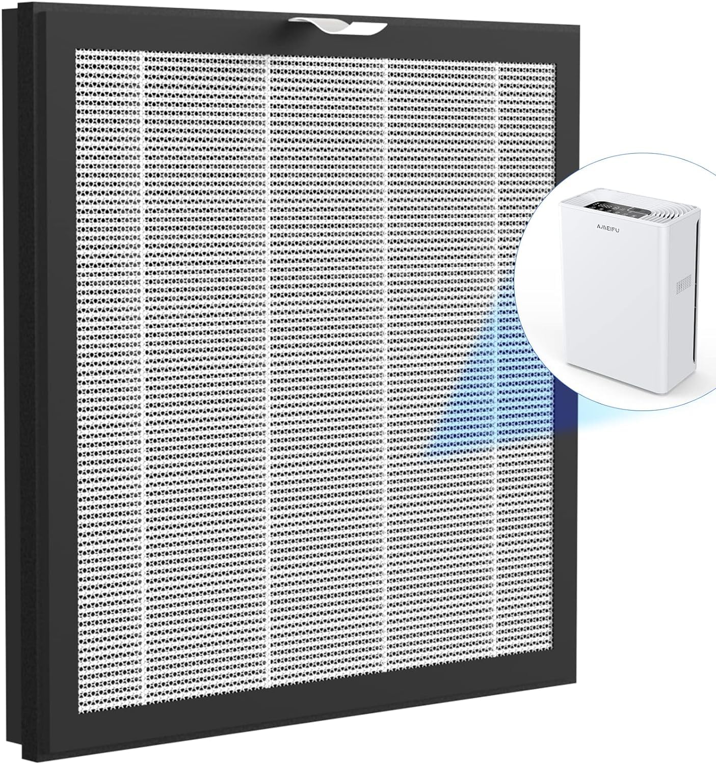 AMEIFU Air Purifier Replacement Filter, AMEIFU G3 Air Purifier, 1 Pack, White, for FXAP2W & A-1 (Not Include Washable Filter)