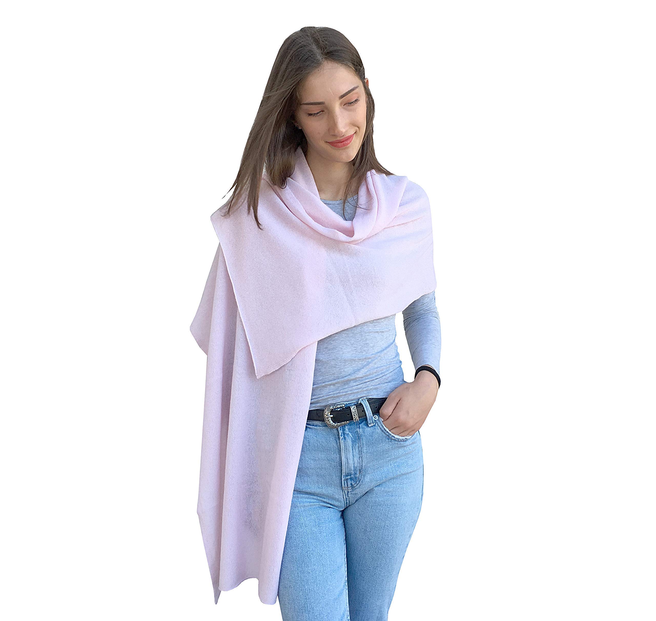 Sciarpa Grande Donna Invernale Cashmere 100% Maxi Grande Stola Molto Calda