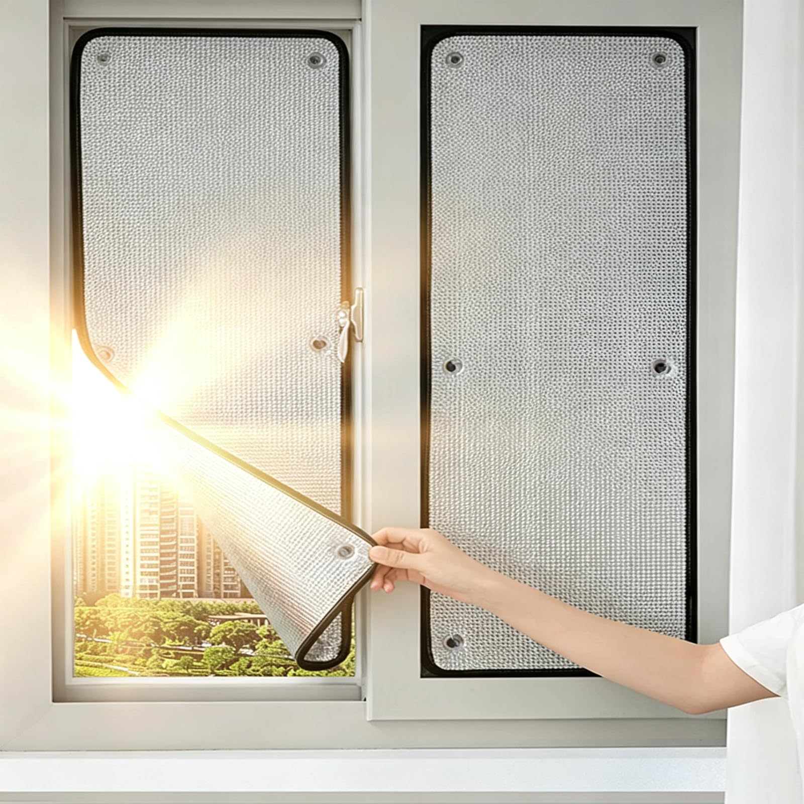 Heat Control Anti Uv Window Tint Privacy Window Film Reflective Foil (100x250cm)