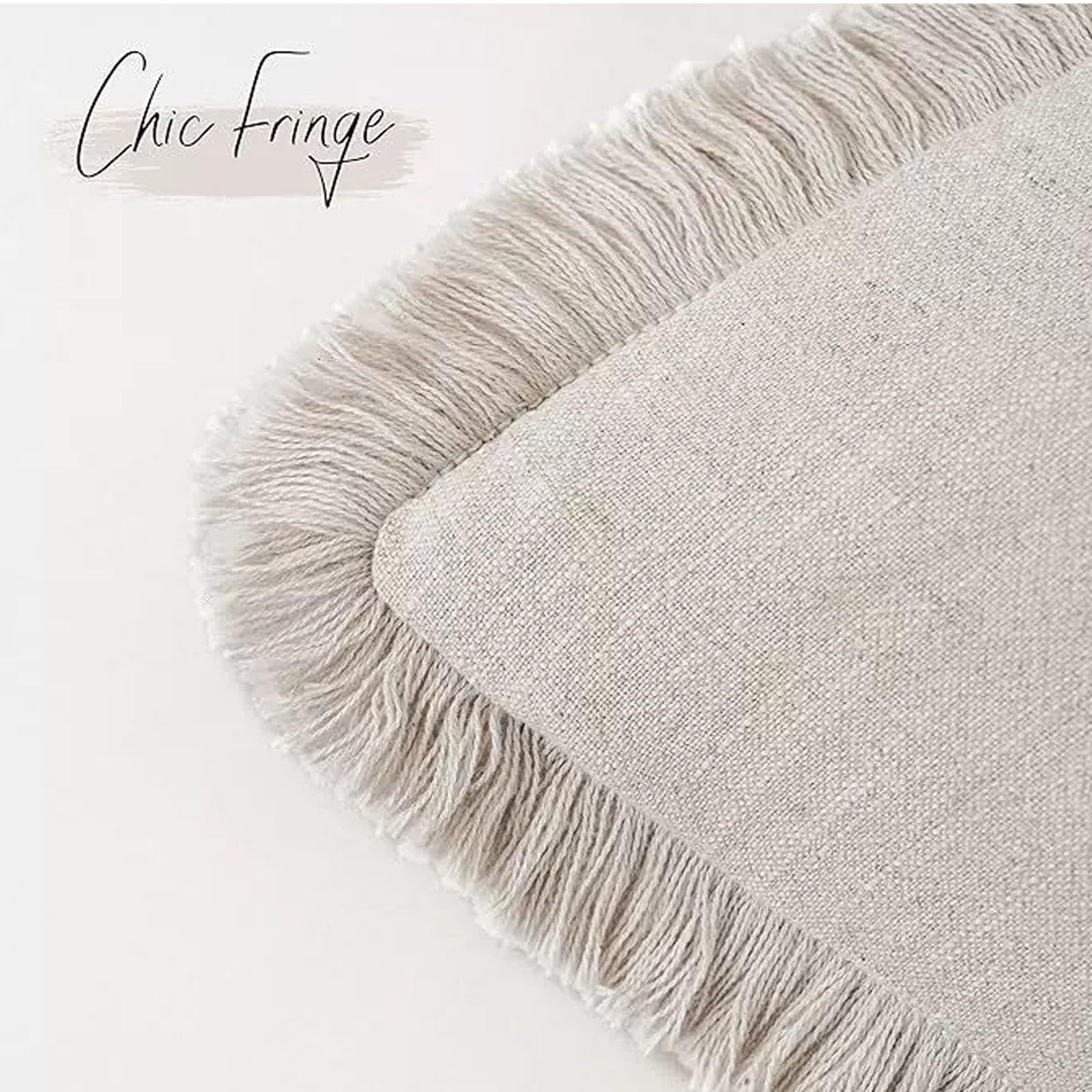 Frange Decorative in Poliestere, Fodere per Cuscini