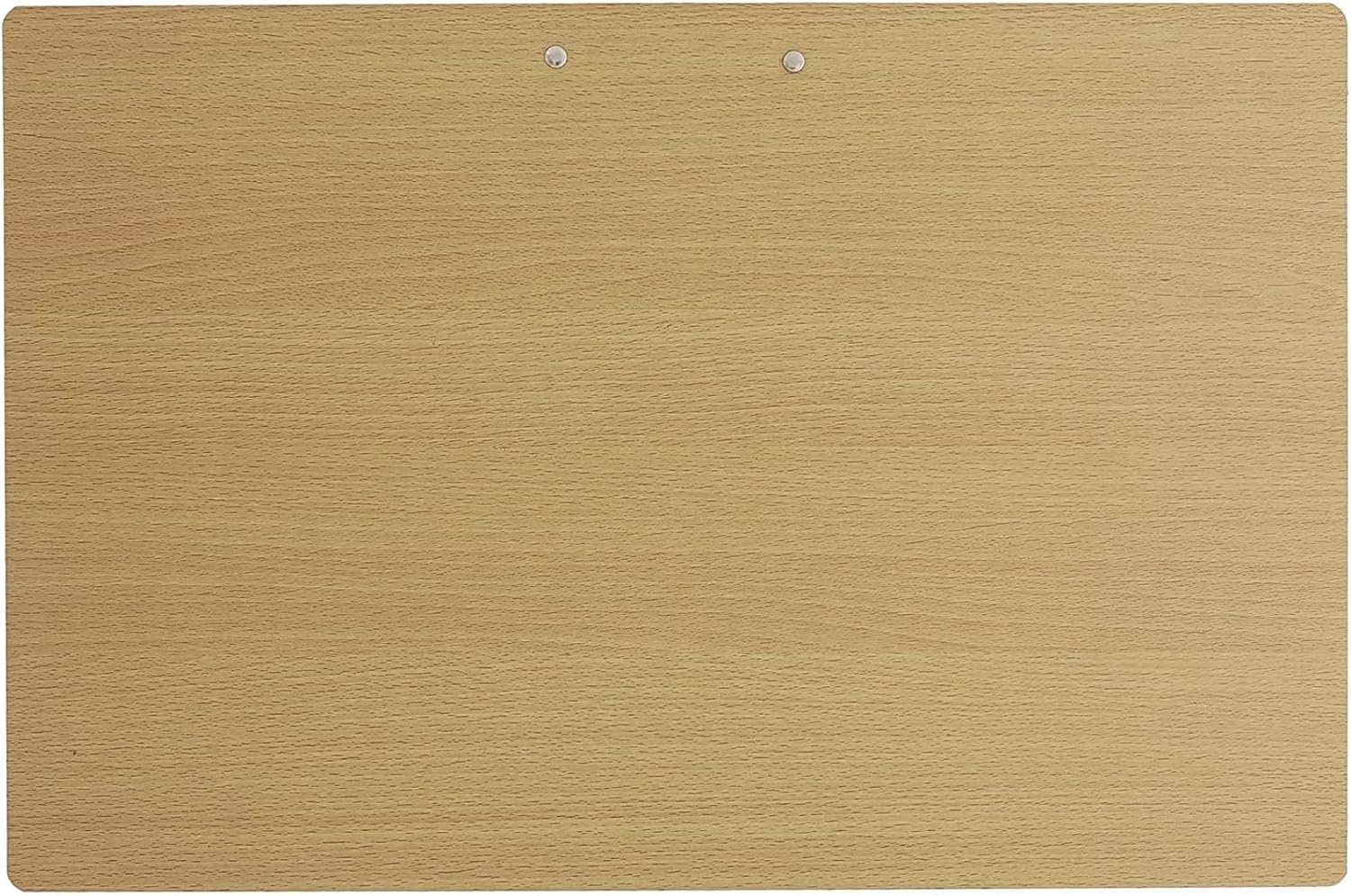 Juvale Hardboard Clipboard - Oversized Tabloid Paper Clipboard Surface - Low-Profile Metal Clip & Retractable Hook - Office Supplies & Classroom Must Haves - Pack of 6, 19.5 x 12.5 in, Light Brown