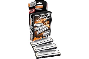 Hohner Special 20 Harmonica Value 3-piece Pro Pack in Keys of G, C, A
