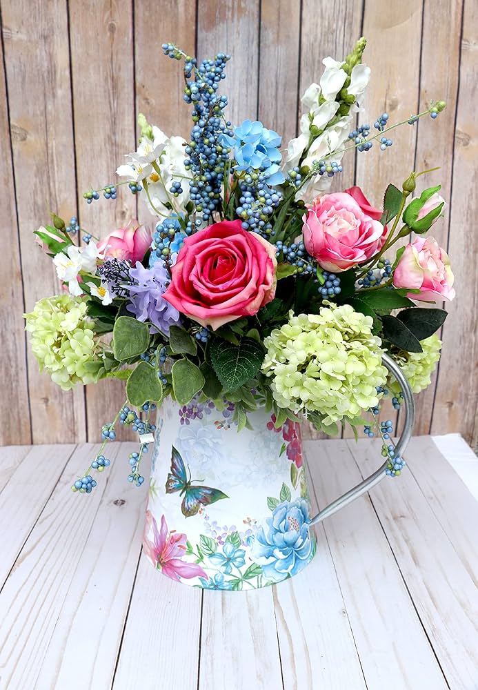 Amazon.com: Mother's Day Floral Table Centerpiece, Spring