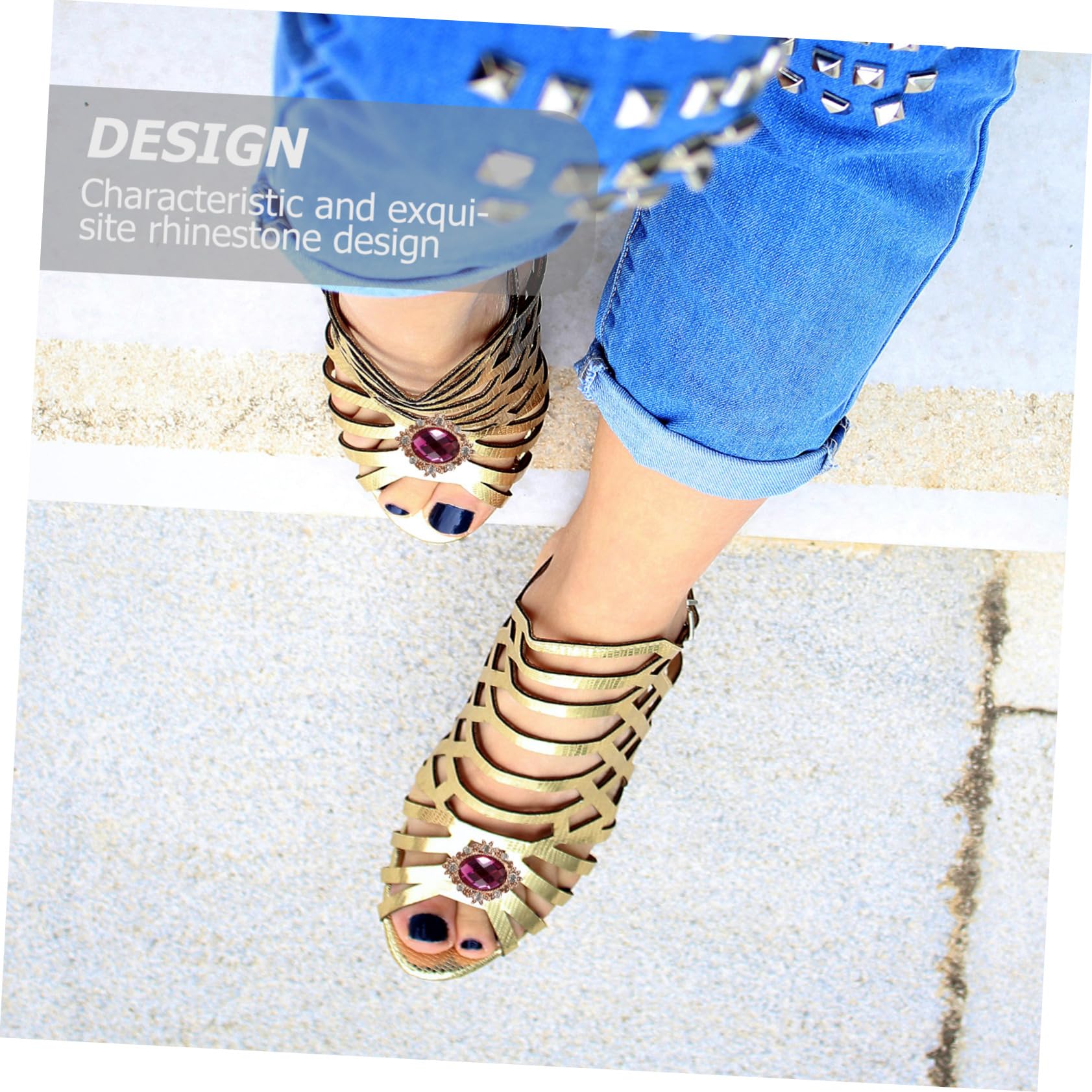 30 Pcs Decorazione Del Pattino Clip Di Scarpe Con Strass Scarpe Fibbia Fascini Del Pattino Gioielli Di Accessori Per Scarpa Decorazione Di Strass Avvio i