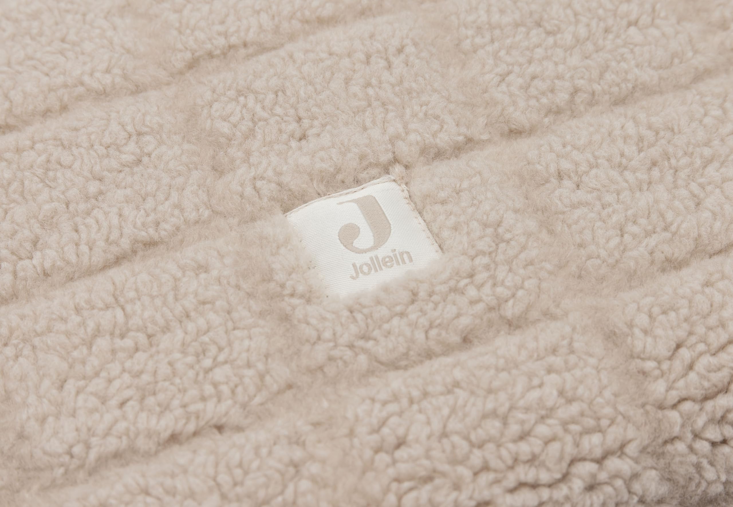Jollein Playpen Storage Bag - Box Teddy - Warm Sand - Soft Toy Storage - Crib Organizer - Toy Bag - 65x42x3 cm - Image 3