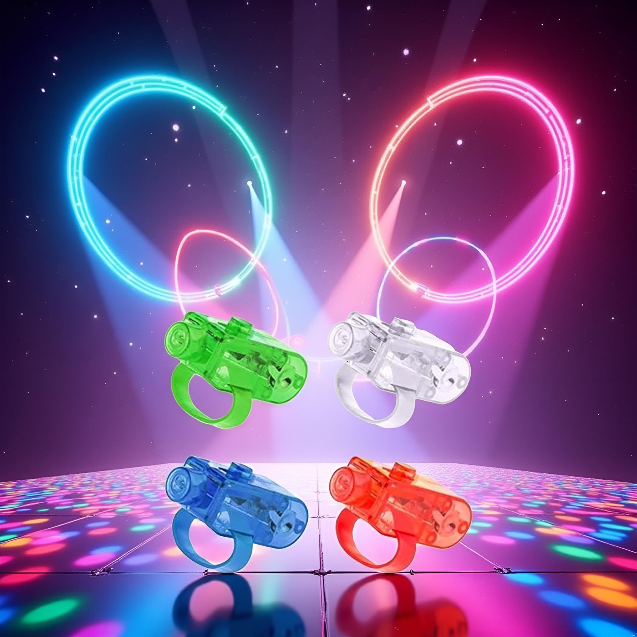 DPWOUM 4Pcs LED Party Finger Lights - Image 4
