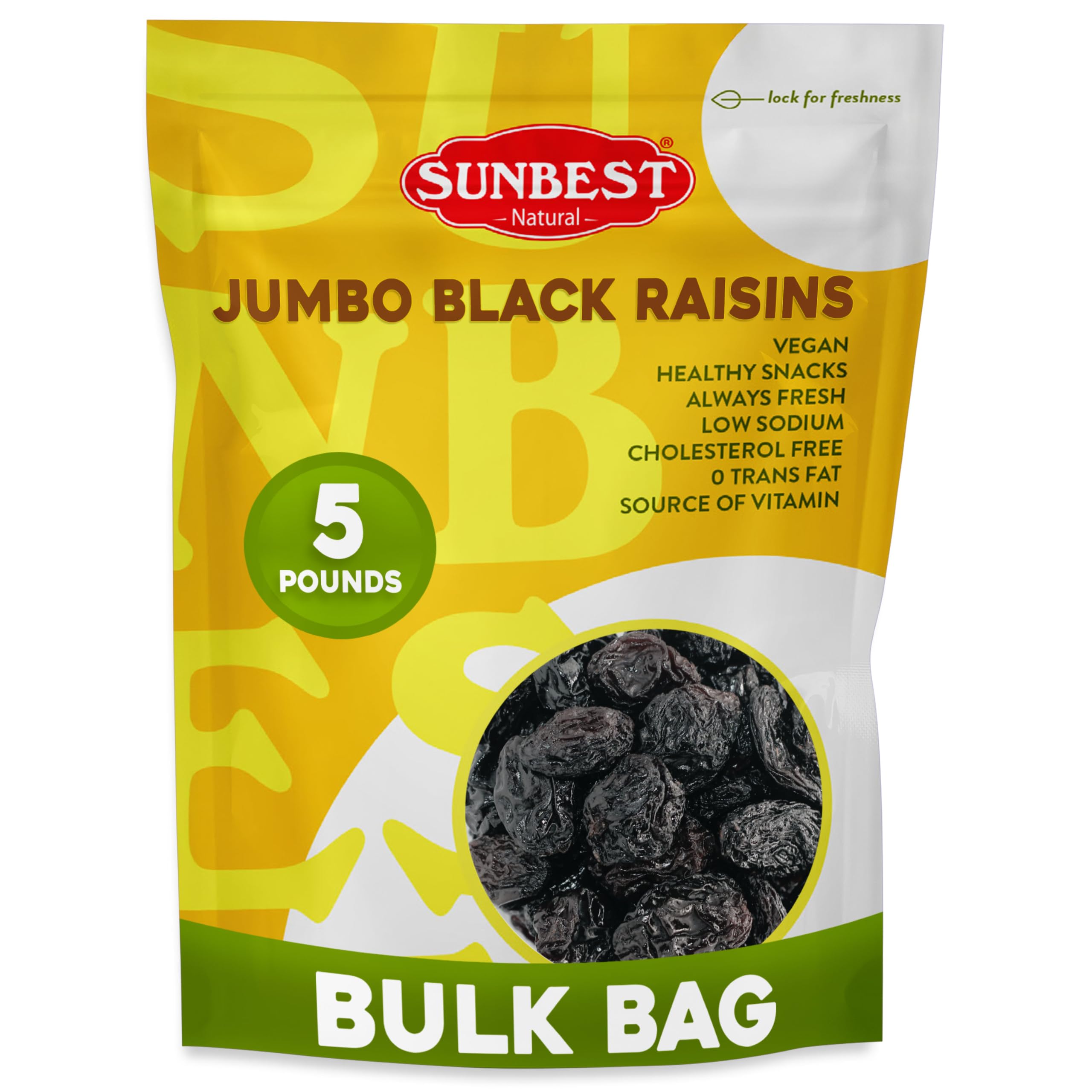 トップス F.A.T. ROOT JUMBO BLACK Amazon.com: Sunbest Natural Jumbo Black Raisins, 5 lbs – Naturally