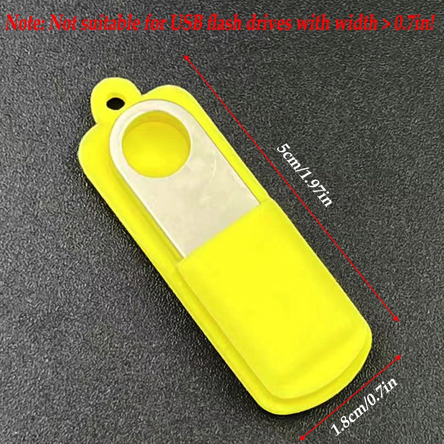 RIVEENY 5-Pack Silicone USB Cases - USB Flash Drive Protectors image 3