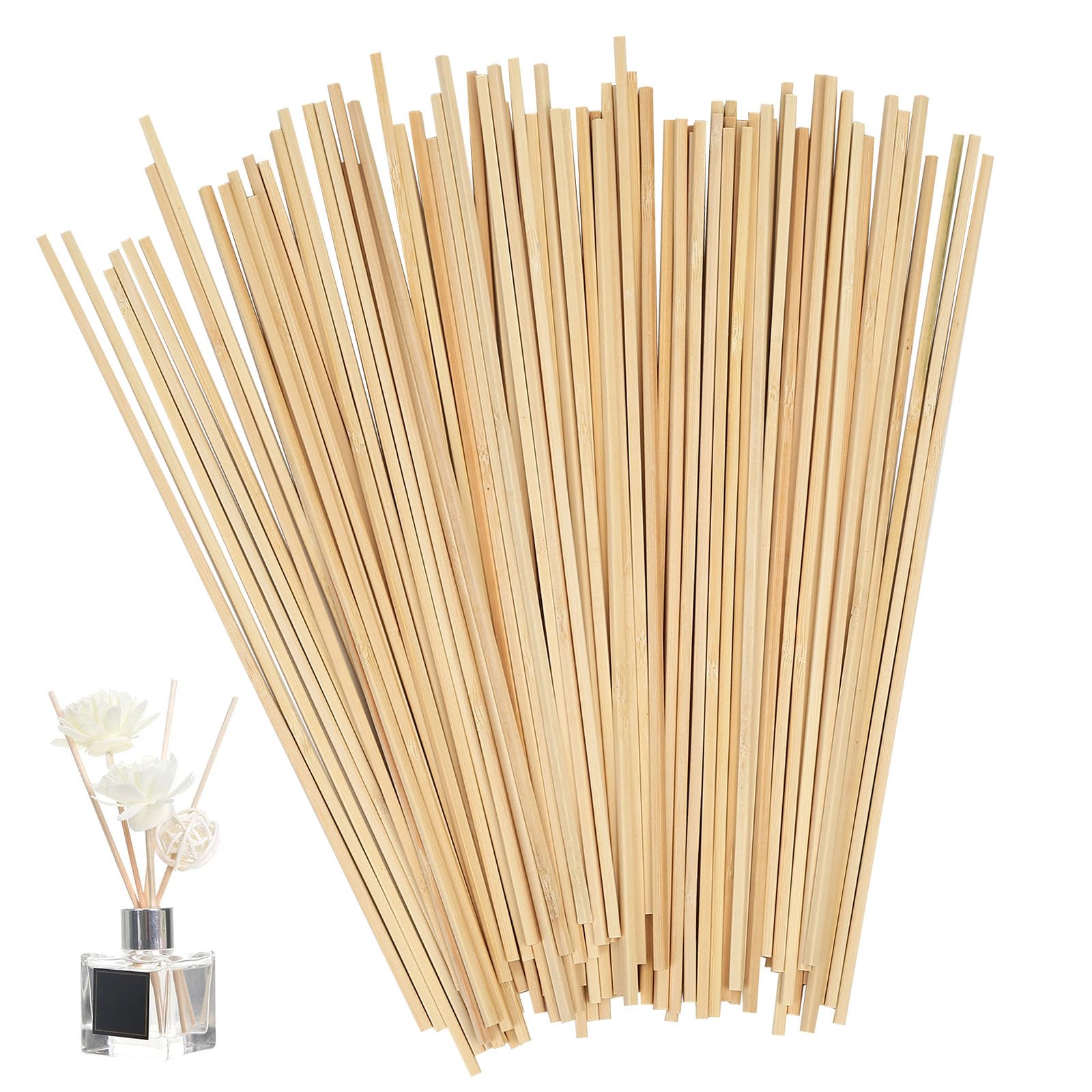 KOXXIAMOQ 250 Pcs Wooden Sticks for Crafting Balsa Wood Sticks
