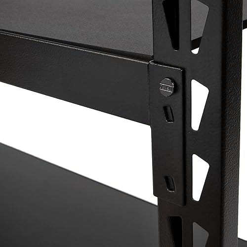 Miniatura 4 de DEWALT Estantería de almacenamiento industrial para garaje, 3 estantes de plataforma laminados ajustables y resistentes, 50 pulgadas de ancho x 18